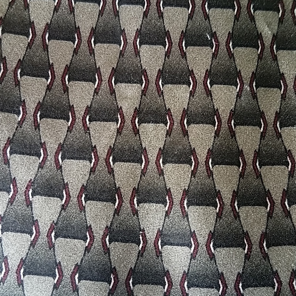 𝅺Ziggurat by Mulberry Vintage All Silk Handmade Equestrian Men's Necktie - Picture 8 of 9